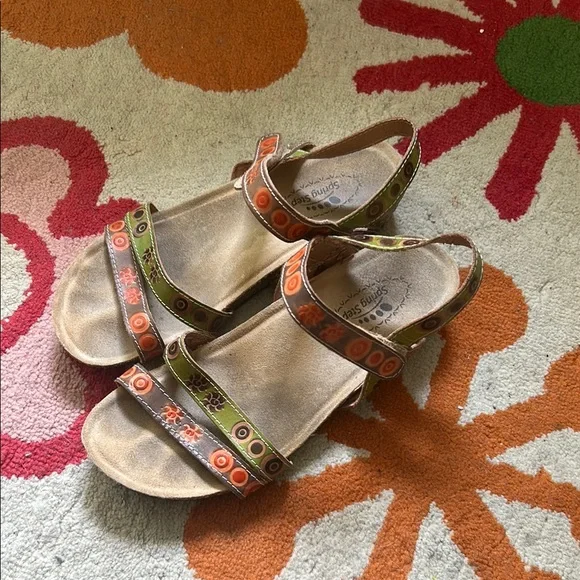 Spring Step Multicolor Sandals - Picture 1 of 3